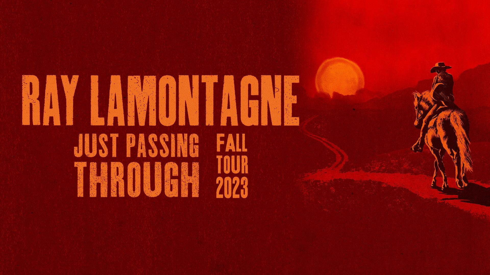 ray lamontagne tour poster 2023